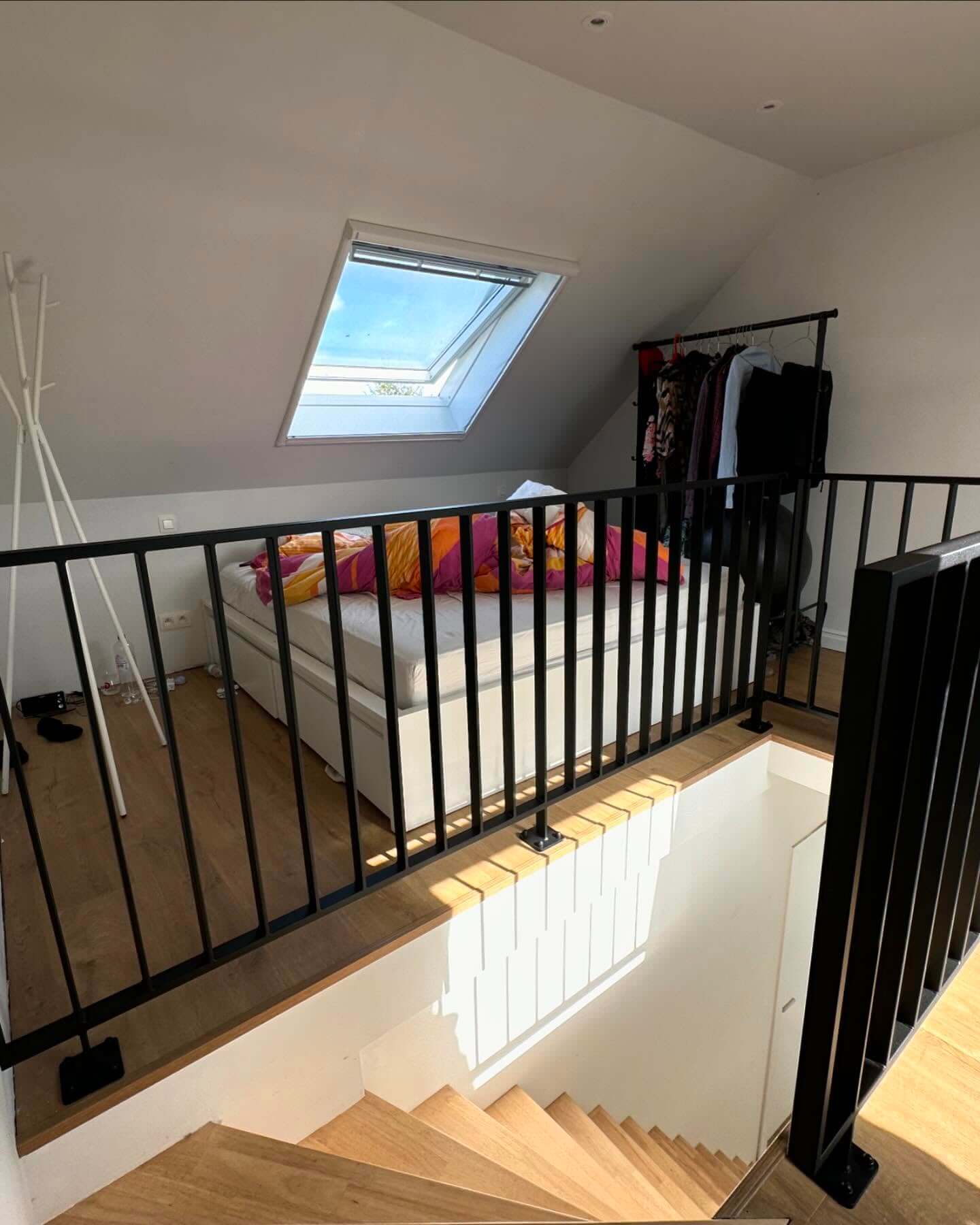 Zwarte stalen balustrade op maat - foto 3