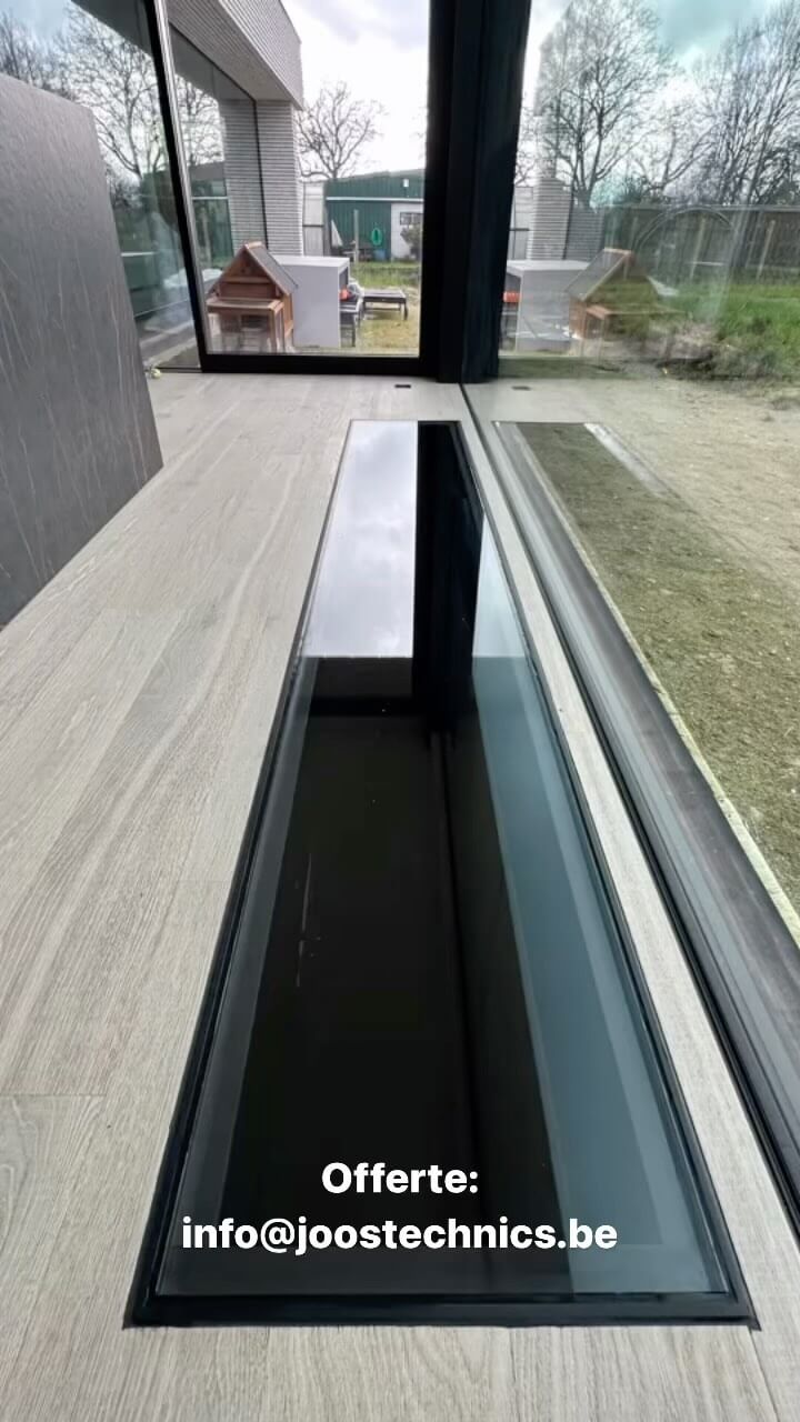Glaswand met stalen profiel op maat - foto 2