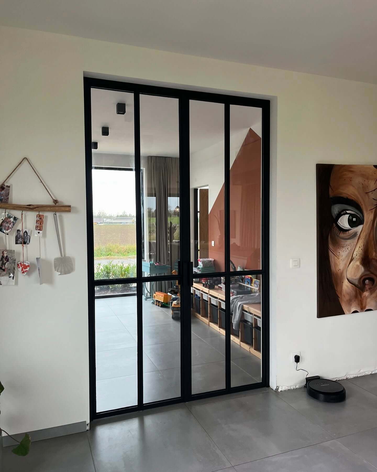 Stalen deur op maat met industriële uitstraling - foto 3